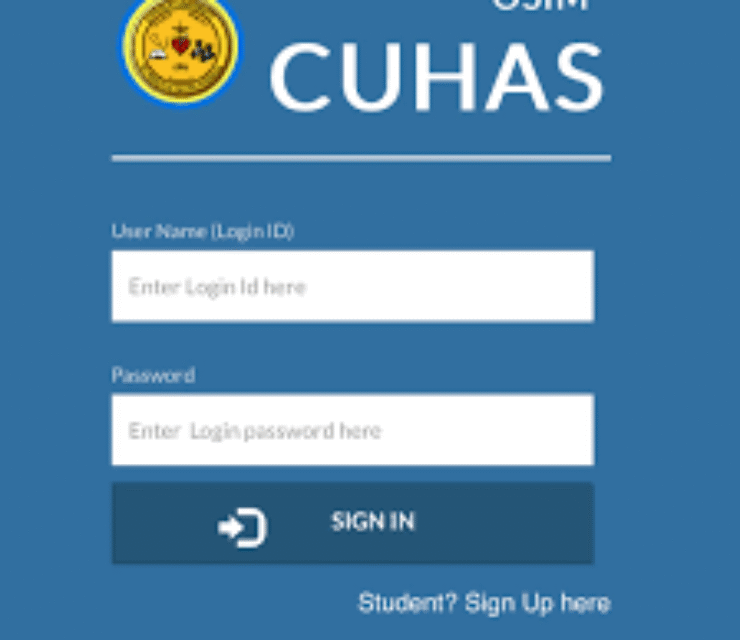 Cuhas osim login cuhas osim guide for students and staff