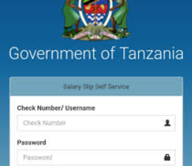 My Salary Slip Login Salary Slip Portal Tanzania Guide