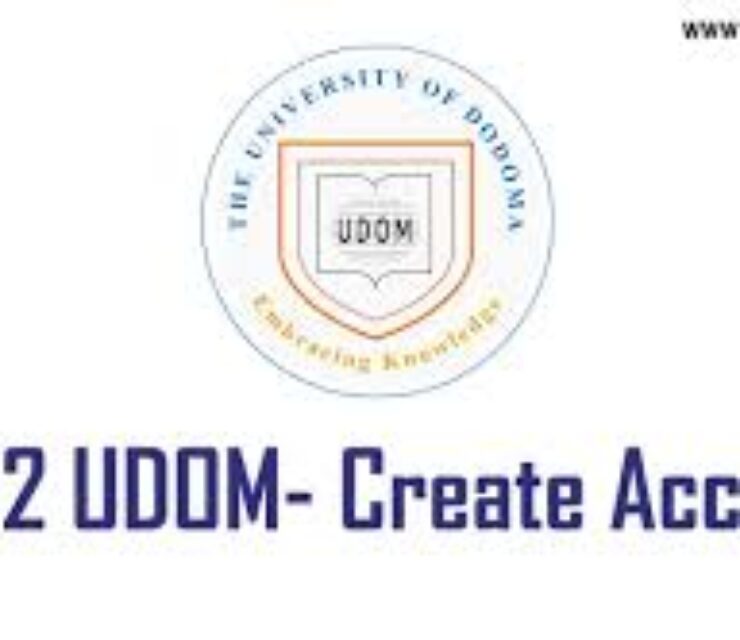 UDOM SR2 login account