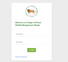 Mweka login steps for students and staff
